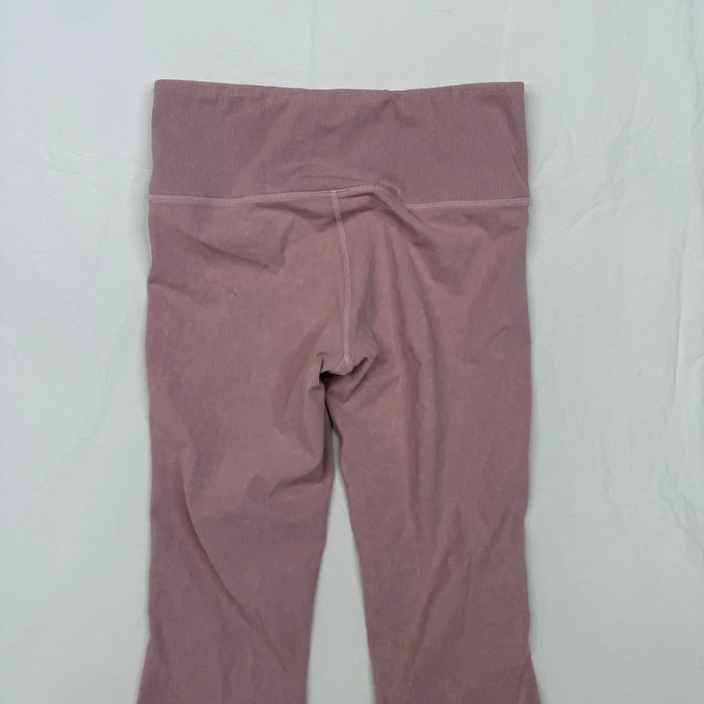 Lululemon Wunder Under Crop 23 Ribbed Washed Antoinette Size 8